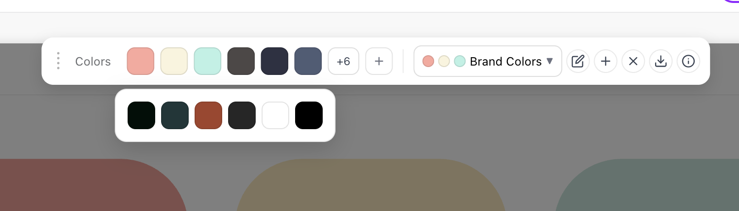 Adding new color swatches